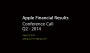 Apple's fiscal Q2 earnings call scheduled for Apr. 23